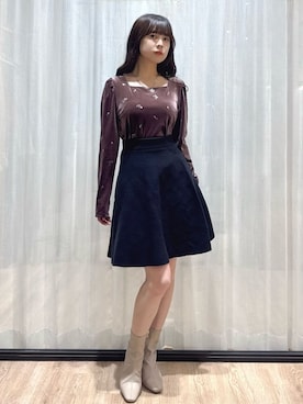 ぞうげさん（レディース・158cm）の秋コーディネート