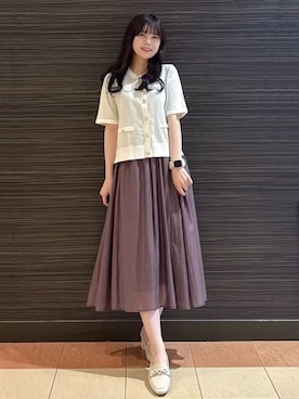 ぞうげさん(レディース・158cm)の夏コーディネート