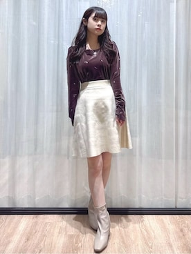 ぞうげさん(レディース・158cm)の秋コーディネート
