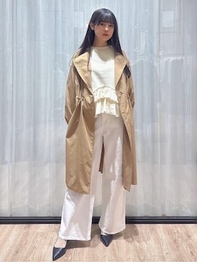 「THE SHOP TK （ザ ショップ ティーケー ）のアイテム」を使った、ぞうげさん（レディース・158cm）の冬コーディネート