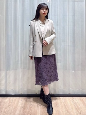 ぞうげさん(レディース・158cm)の秋コーディネート