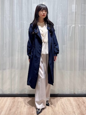 「index（インデックス）のアイテム（パンツ）」を使った、ぞうげさん（レディース・158cm）の春コーディネート