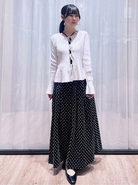 「HusHusH（ハッシュアッシュ）のアイテム」を使った、ぞうげさん（レディース・158cm）の春コーディネート