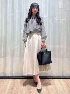 「SOUP（スープ）のアイテム」を使った、ぞうげさん（レディース・158cm）の冬コーディネート