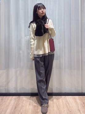 ぞうげさん(レディース・158cm)の秋コーディネート