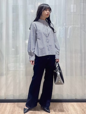 「THE SHOP TK （ザ ショップ ティーケー ）のアイテム」を使った、ぞうげさん（レディース・158cm）の冬コーディネート