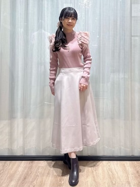 ぞうげさん(レディース・158cm)の冬コーディネート