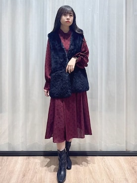 ぞうげさん(レディース・158cm)の秋コーディネート