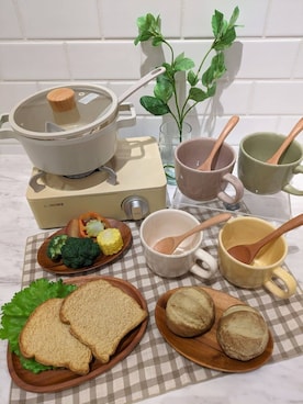 「アイテム（食器）」を使った、たかともさん（レディース・100cm）の秋コーディネート