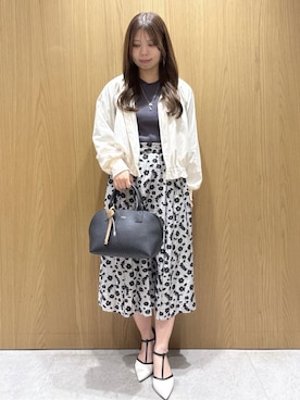 「index（インデックス）のアイテム（バッグ）」を使った、ゆいさん（レディース・153cm）の春コーディネート