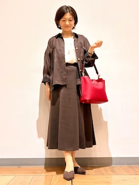 「Reflect（リフレクト）のアイテム（アクセサリー）」を使った、hamaさん（レディース・150cm）の秋コーディネート