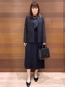 maichiさん（レディース・156cm）の冬コーディネート