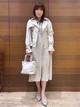 「index（インデックス）のアイテム（バッグ）」を使った、maichiさん（レディース・156cm）の冬コーディネート