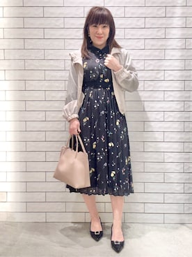 「index（インデックス）のアイテム（バッグ）」を使った、maichiさん（レディース・156cm）の春コーディネート