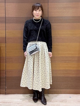 maichiさん（レディース・156cm）の冬コーディネート