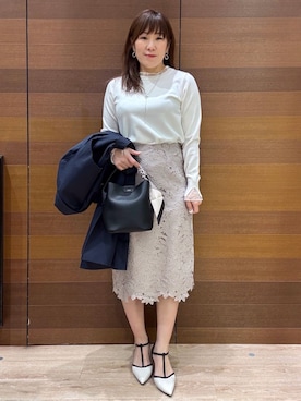 「COCUE（コキュ）のアイテム」を使った、maichiさん（レディース・156cm）の冬コーディネート