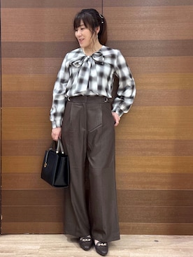 「index（インデックス）のアイテム」を使った、maichiさん（レディース・156cm）の秋コーディネート