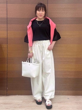 「AG by aquagirl（エージーバイアクアガール）のアイテム」を使った、maichiさん（レディース・156cm）の春コーディネート
