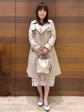 「index（インデックス）のアイテム（バッグ）」を使った、maichiさん（レディース・156cm）の冬コーディネート