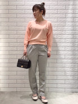 「index（インデックス）のアイテム（バッグ）」を使った、maichiさん（レディース・156cm）の春コーディネート