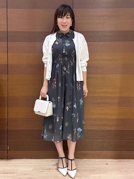 「OPAQUE.CLIP（オペークドットクリップ）のアイテム」を使った、maichiさん（レディース・156cm）の夏コーディネート