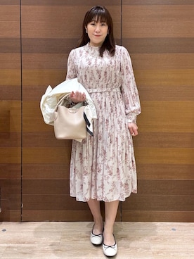 「Rubyrivet（ルビーリベット）のアイテム」を使った、maichiさん（レディース・156cm）の冬コーディネート