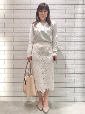 「index（インデックス）のアイテム（バッグ）」を使った、maichiさん（レディース・156cm）の春コーディネート