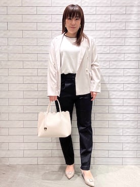 「index（インデックス）のアイテム（バッグ）」を使った、maichiさん（レディース・156cm）の春コーディネート