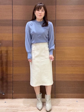 maichiさん（レディース・156cm）の冬コーディネート