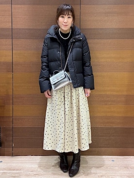 maichiさん（レディース・156cm）の冬コーディネート