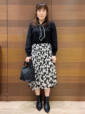 maichiさん（レディース・156cm）の冬コーディネート