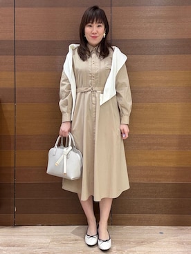 「index（インデックス）のアイテム（バッグ）」を使った、maichiさん（レディース・156cm）の春コーディネート