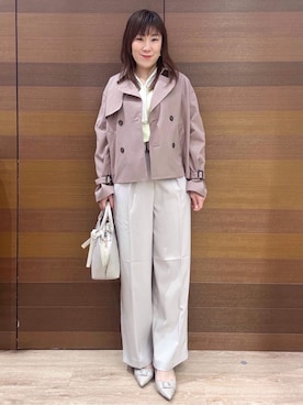 「index（インデックス）のアイテム（バッグ）」を使った、maichiさん（レディース・156cm）の春コーディネート