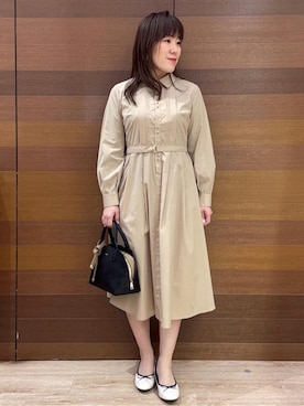「index（インデックス）のアイテム（バッグ）」を使った、maichiさん（レディース・156cm）の春コーディネート
