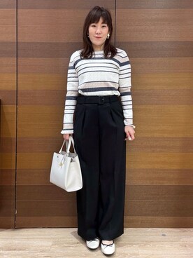 「index（インデックス）のアイテム（バッグ）」を使った、maichiさん（レディース・156cm）の春コーディネート