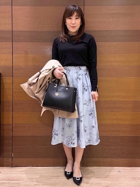 「COCUE（コキュ）のアイテム」を使った、maichiさん（レディース・156cm）の冬コーディネート