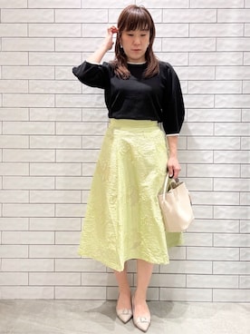 「index（インデックス）のアイテム（バッグ）」を使った、maichiさん（レディース・156cm）の春コーディネート