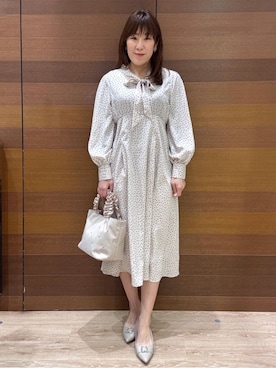 「index（インデックス）のアイテム（バッグ）」を使った、maichiさん（レディース・156cm）の冬コーディネート