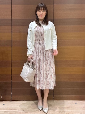 「index（インデックス）のアイテム（バッグ）」を使った、maichiさん（レディース・156cm）の冬コーディネート