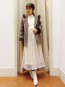 えりさん(レディース・160cm)の冬コーディネート