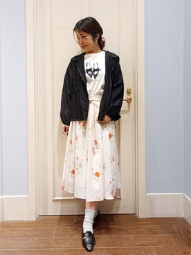 えりさん（レディース・160cm）の春コーディネート