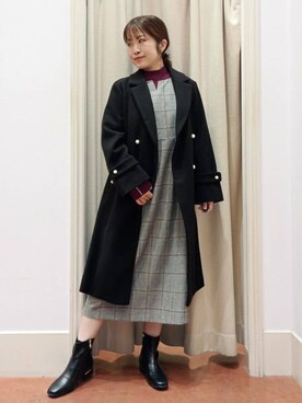 えりさん（レディース・160cm）の冬コーディネート