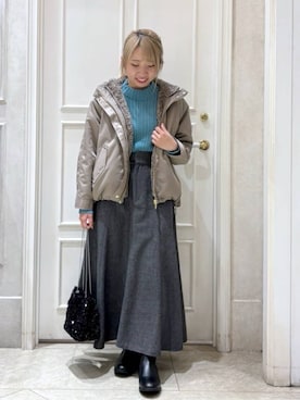 ちこさん（レディース・151cm）の冬コーディネート