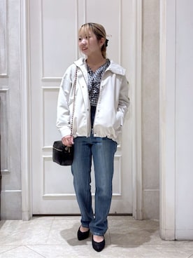 「grove（グローブ）のアイテム（パンツ）」を使った、ちこさん（レディース・151cm）の春コーディネート