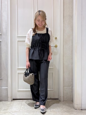 「grove（グローブ）のアイテム」を使った、ちこさん（レディース・151cm）の春コーディネート