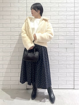 ayumiさん（レディース・159cm）の冬コーディネート