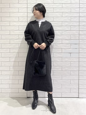 ayumiさん(レディース・159cm)の冬コーディネート