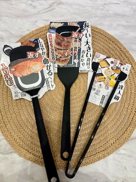 「212 KITCHEN STORE（トゥワントゥキッチンストア）のBiT Action シーソーターナー ブラック（キッチンツール、その他）」を使った、きのこさん（レディース・160cm）の夏コーディネート