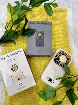 「212 KITCHEN STORE（トゥワントゥキッチンストア）の6WAY冷却フォールディングファン CH ＜BRUNO ブルーノ＞（その他小物、その他）」を使った、きのこさん（レディース・160cm）の春コーディネート
