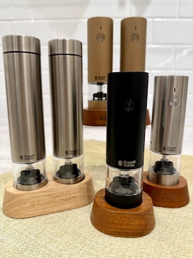 「212 KITCHEN STORE（トゥワントゥキッチンストア）の電動ミル ソルト＆ペッパー ミニ BK ＜Russell Hobbs  ラッセルホブス＞（キッチンツール、その他）」を使った、きのこさん（レディース・160cm）の夏コーディネート